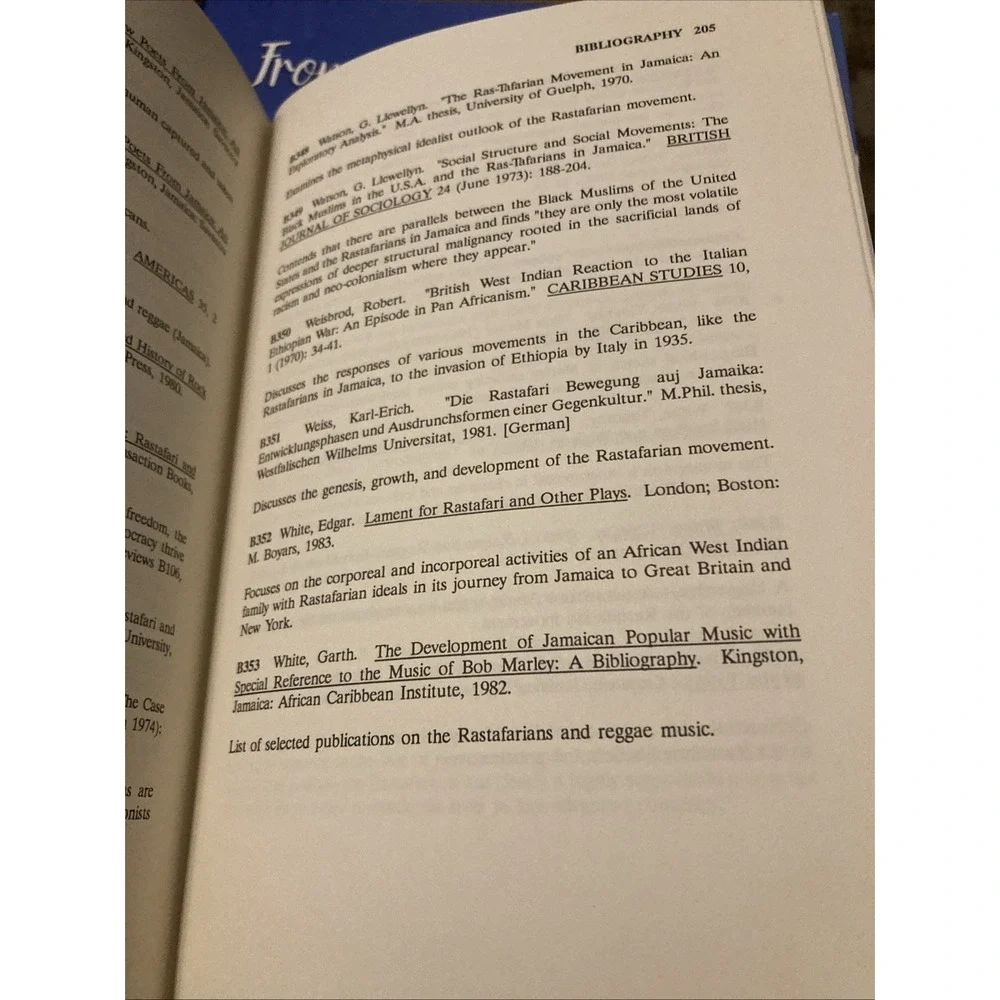 Rastafari and Reggae : A Dictionary and Sourcebook by Carlos Nelson and Becky...